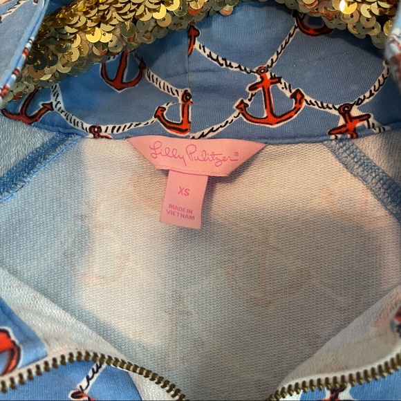 Lilly Pulitzer Anchor’s Away Anchor Print Popover - Picture 2 of 3